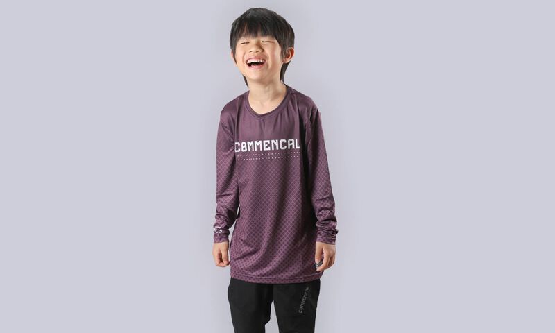 MAILLOT KID COMMENCAL POMPON PURPLE
