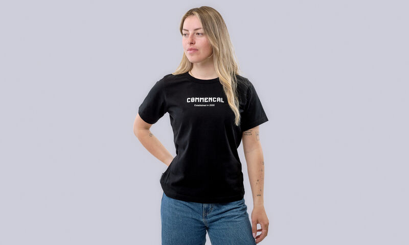 T-SHIRT COMMENCAL WOMEN CORPORATE BLACK