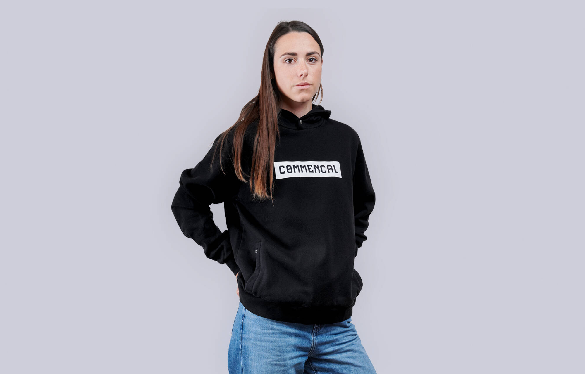 SUDADERA COMMENCAL CORPORATE BLACK image large number 1