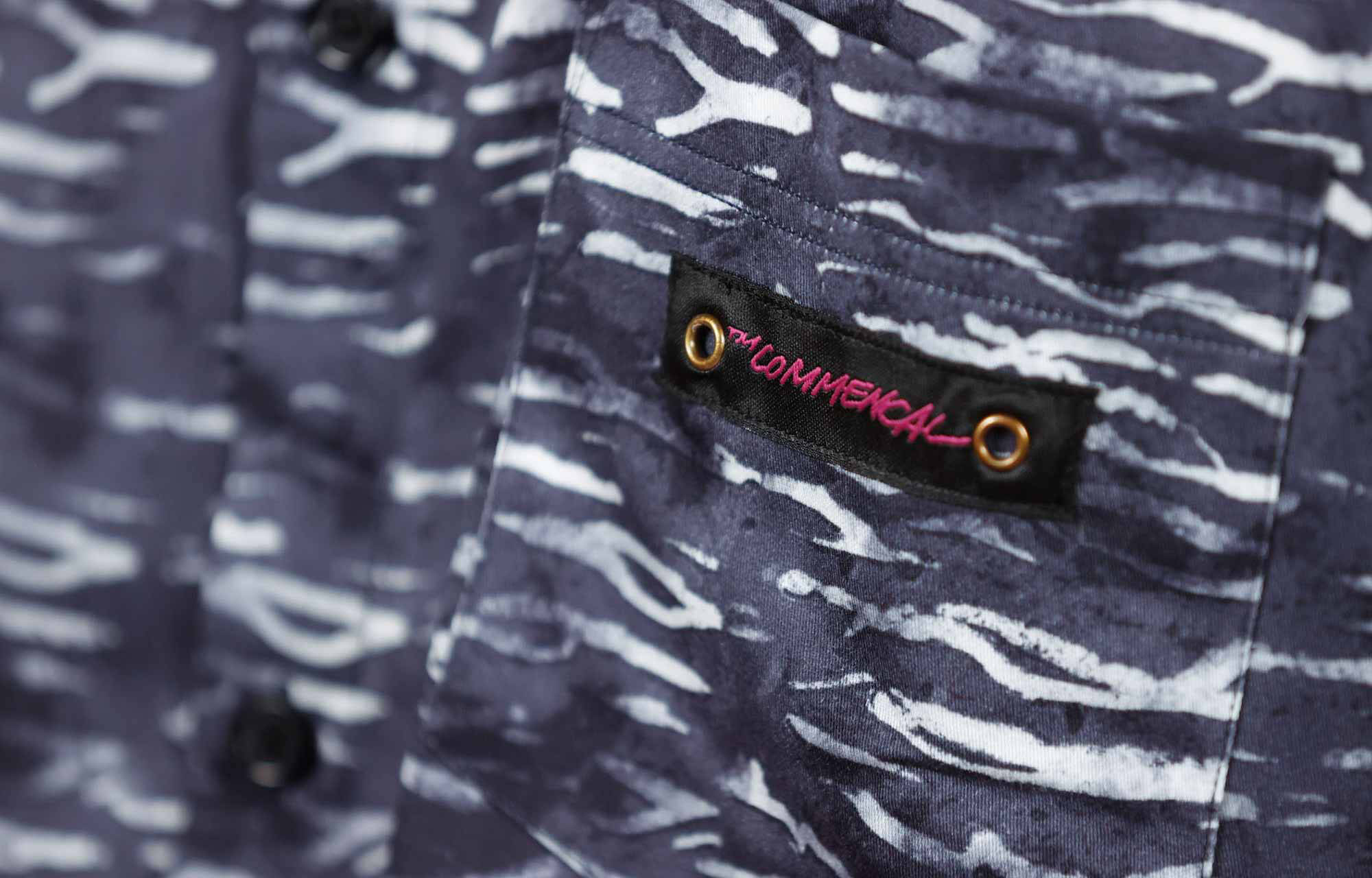 CHEMISE COMMENCAL MANCHES COURTES LEGERE ZEBRA image large number 3