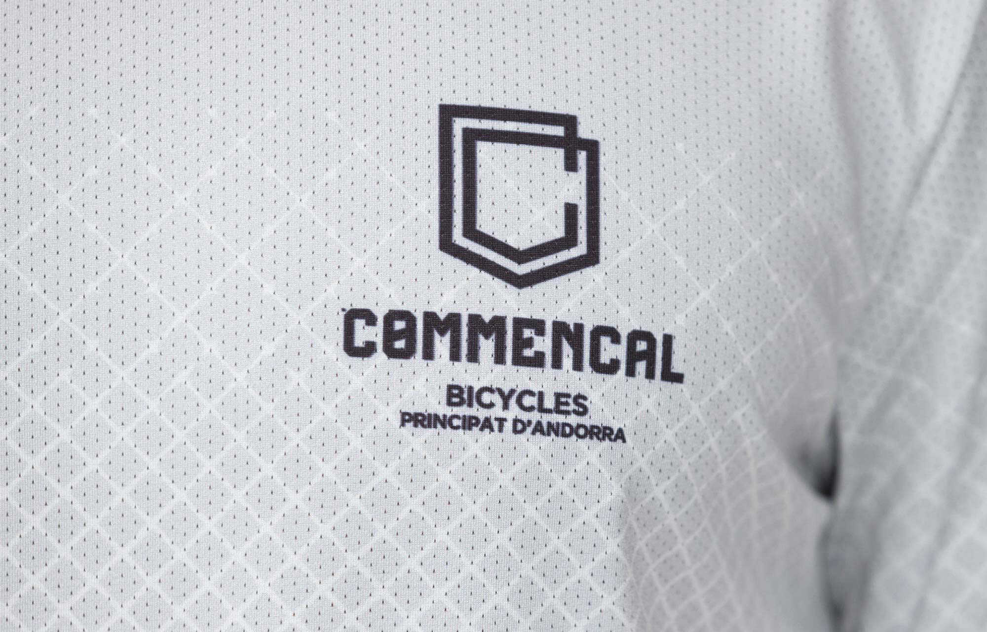 COMMENCAL LONG SLEEVE JERSEY LIGHT GREY image large number 1