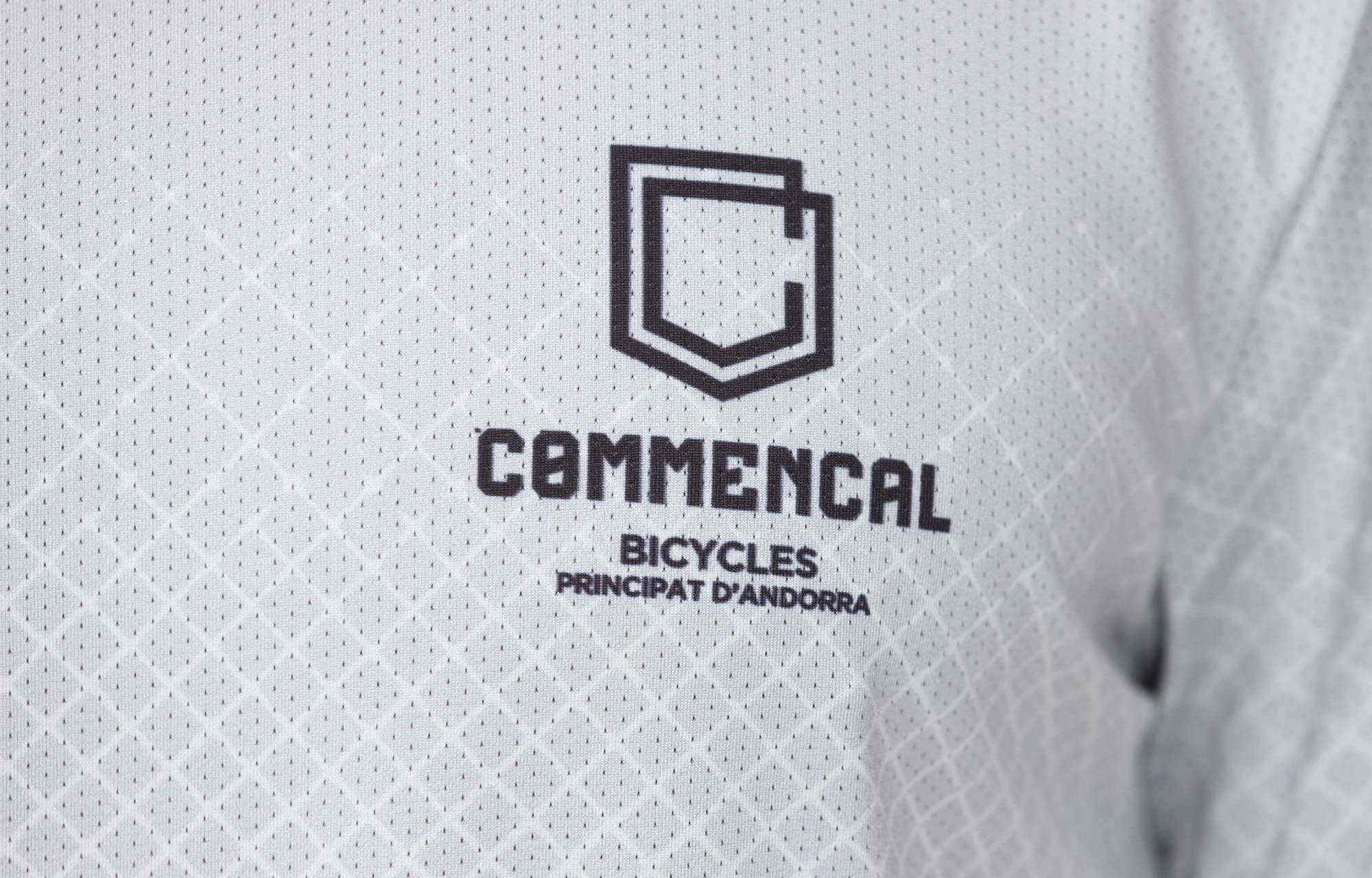 COMMENCAL LONG SLEEVE JERSEY LIGHT GREY image large number 1