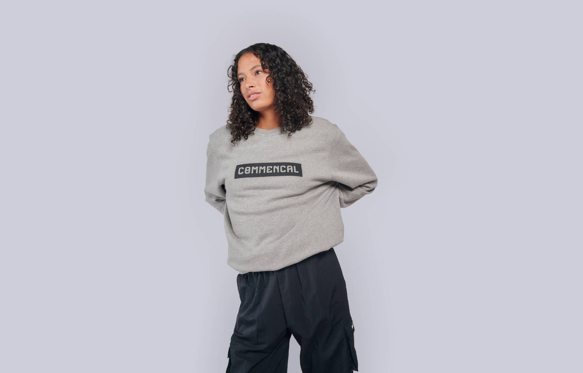 CREWNECK COMMENCAL CORPORATE GREY image large number 1