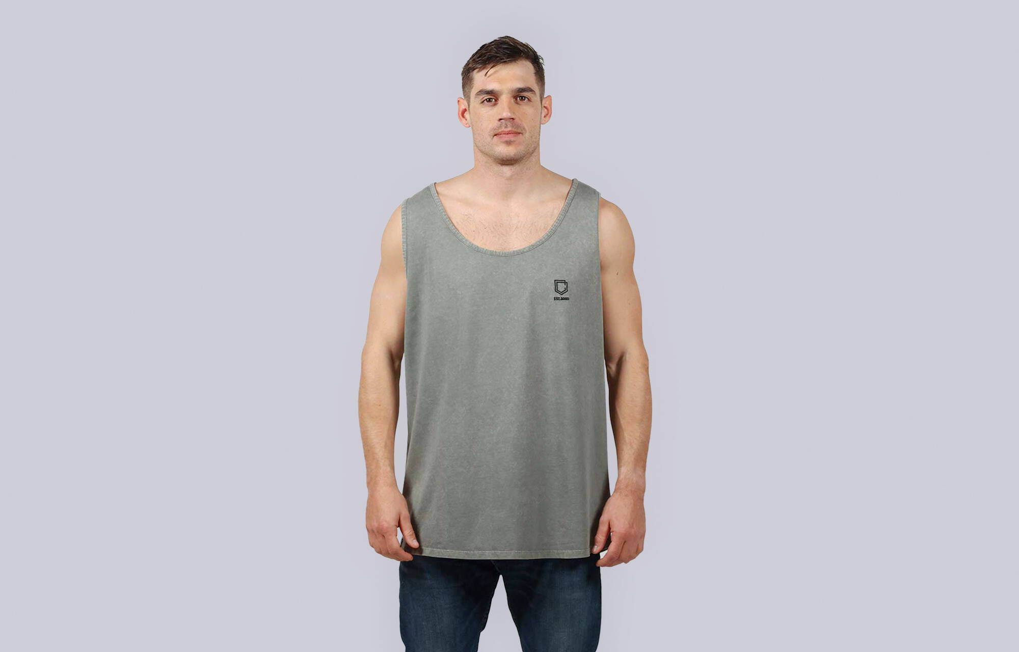 COMMENCAL TANK TOP LOOSE FIT WASHED VERDIGRIS image cover number 0