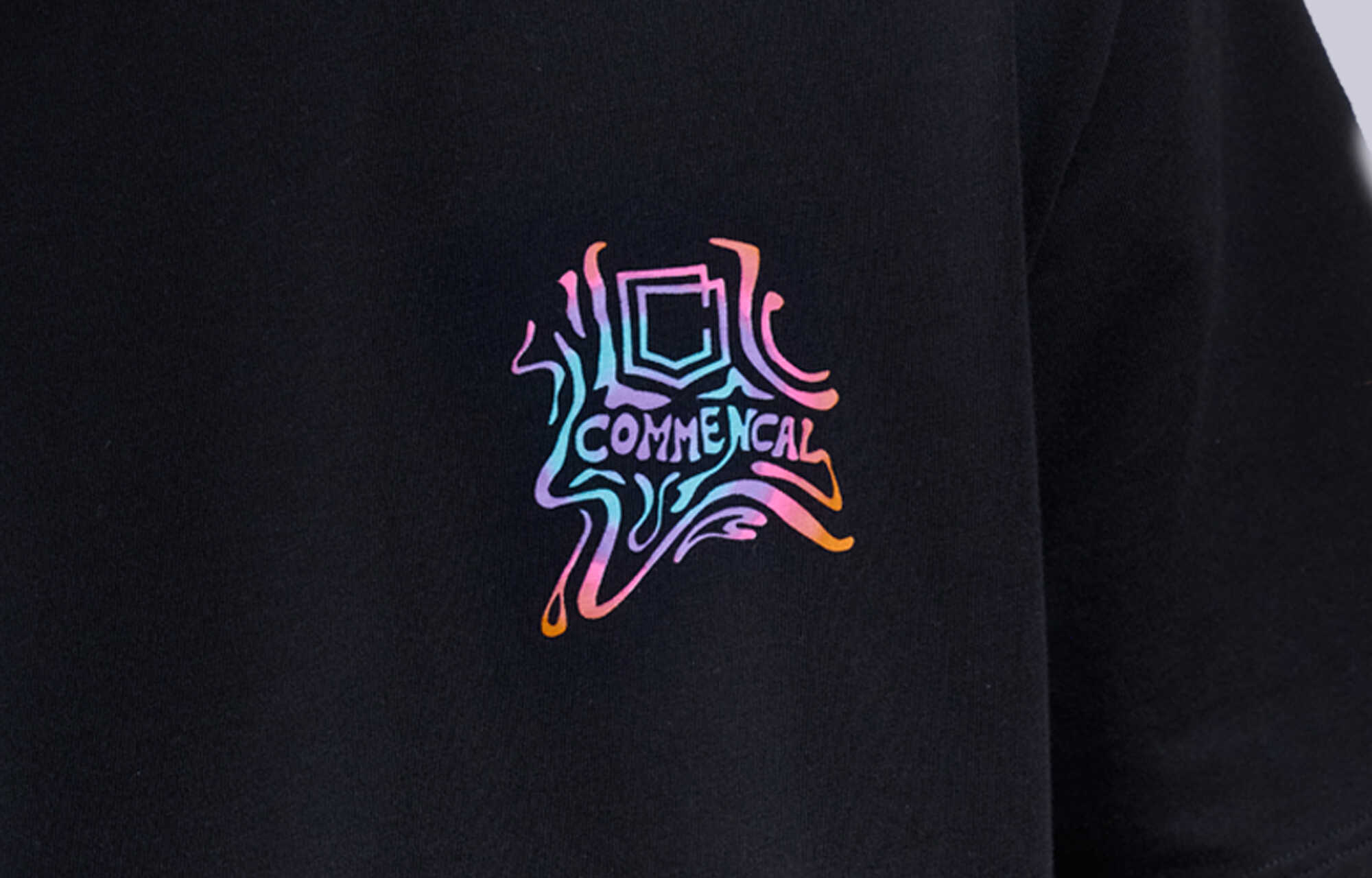 T-SHIRT COMMENCAL LOOSE FIT PSYCHEDELIC BLACK image large number 4