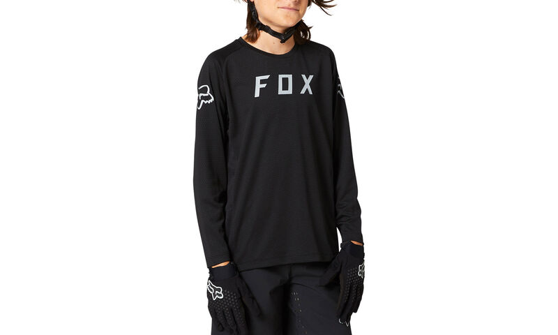 MAILLOT MANCHES LONGUES KIDS FOX DEFEND BLACK
