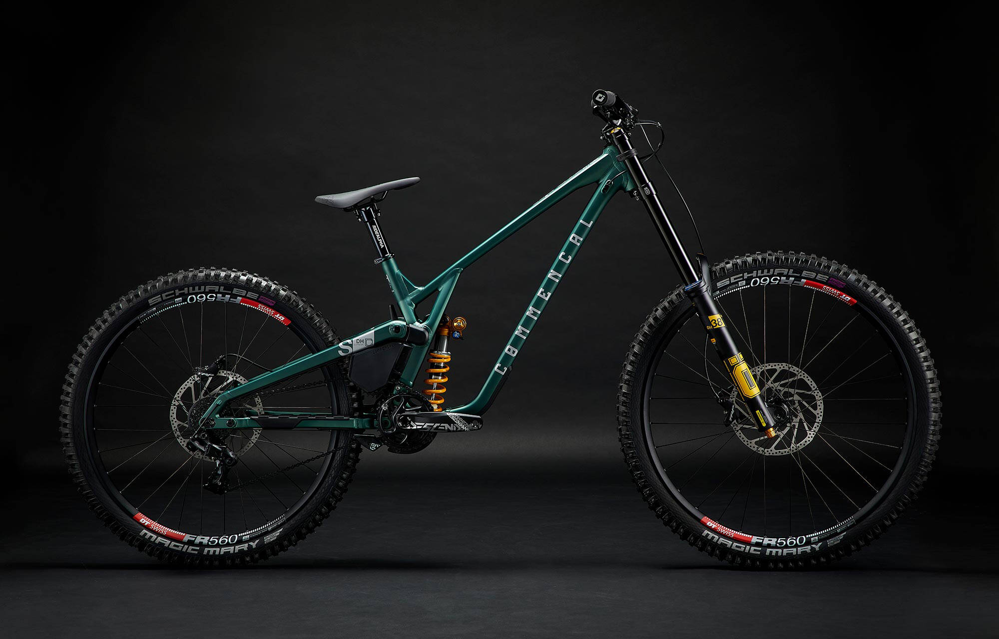 COMMENCAL SUPREME DH V5 OHLINS EDITION METALLIC GREEN image large number 0