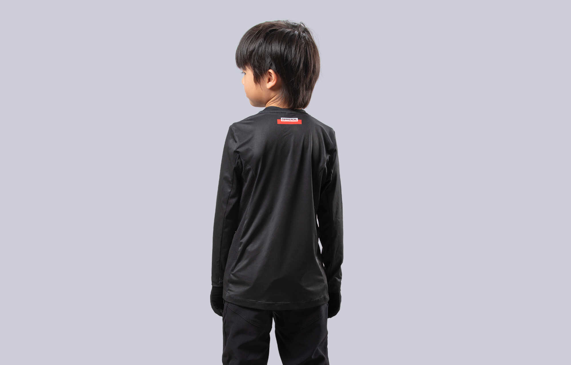 COMMENCAL KIDS LIGHTECH CORPORATE LONG SLEEVE JERSEY BLACK image large number 0