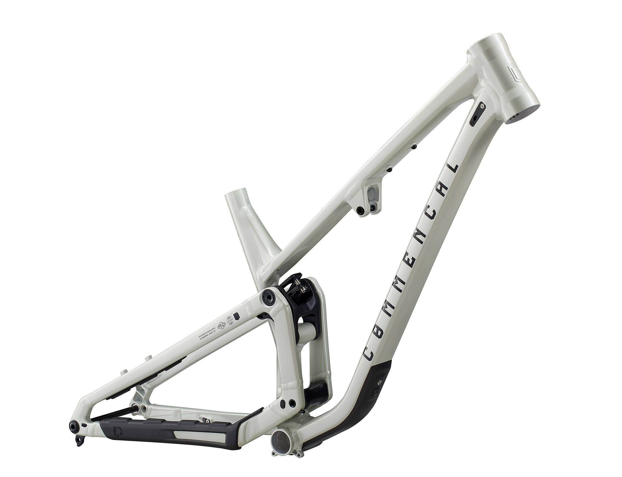 FRAME COMMENCAL META V5 CLEAR SILVER - S (23220501) image large number 0