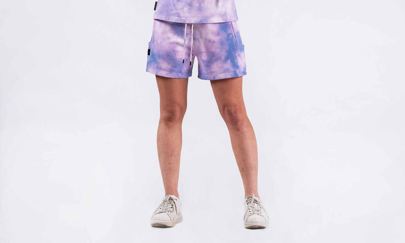 JOGGING SHORTS COMMENCAL WOMEN WASHED LILA