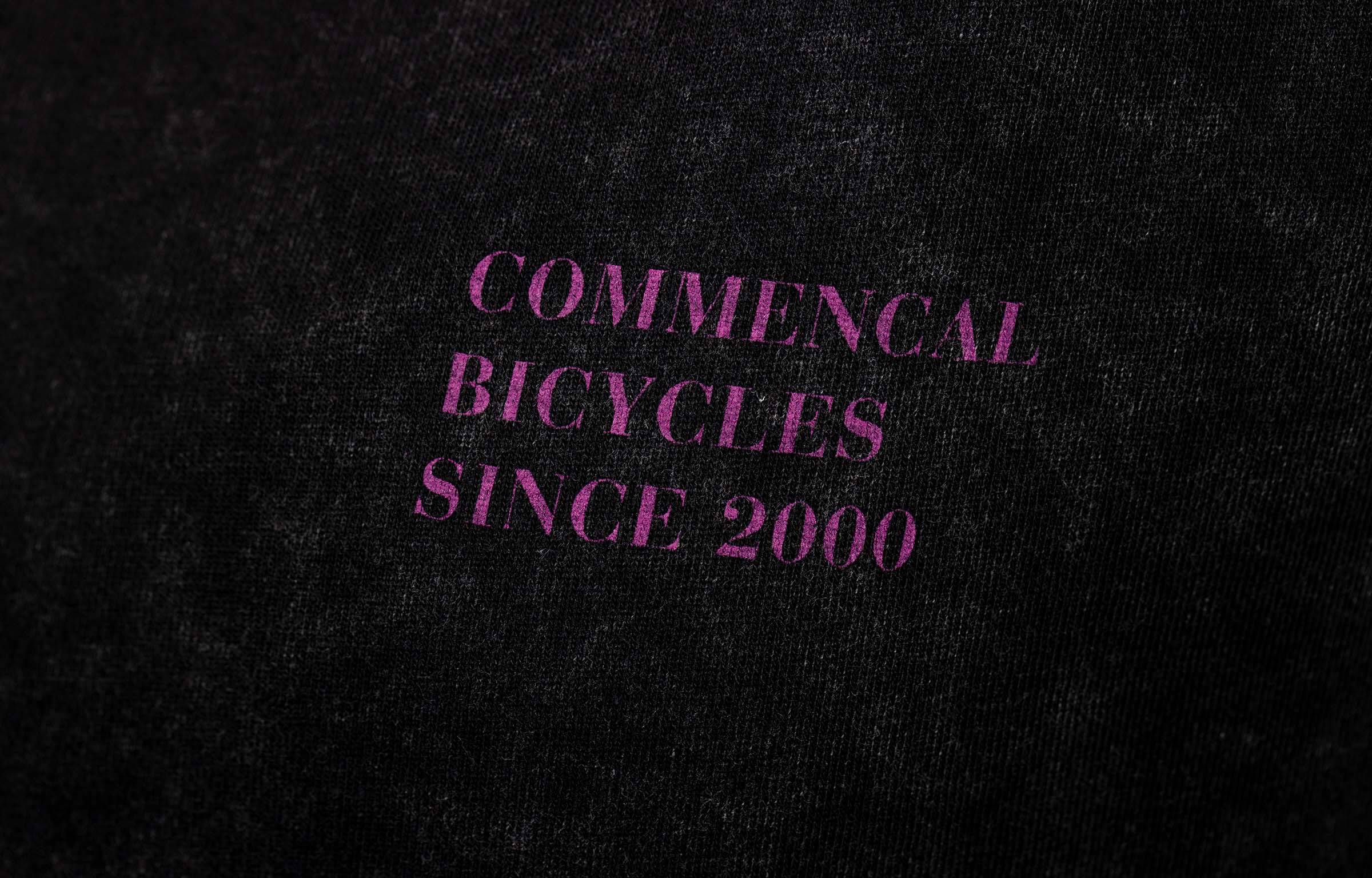 CAMISETA COMMENCAL MUJER WASHED BLACK image large number 2