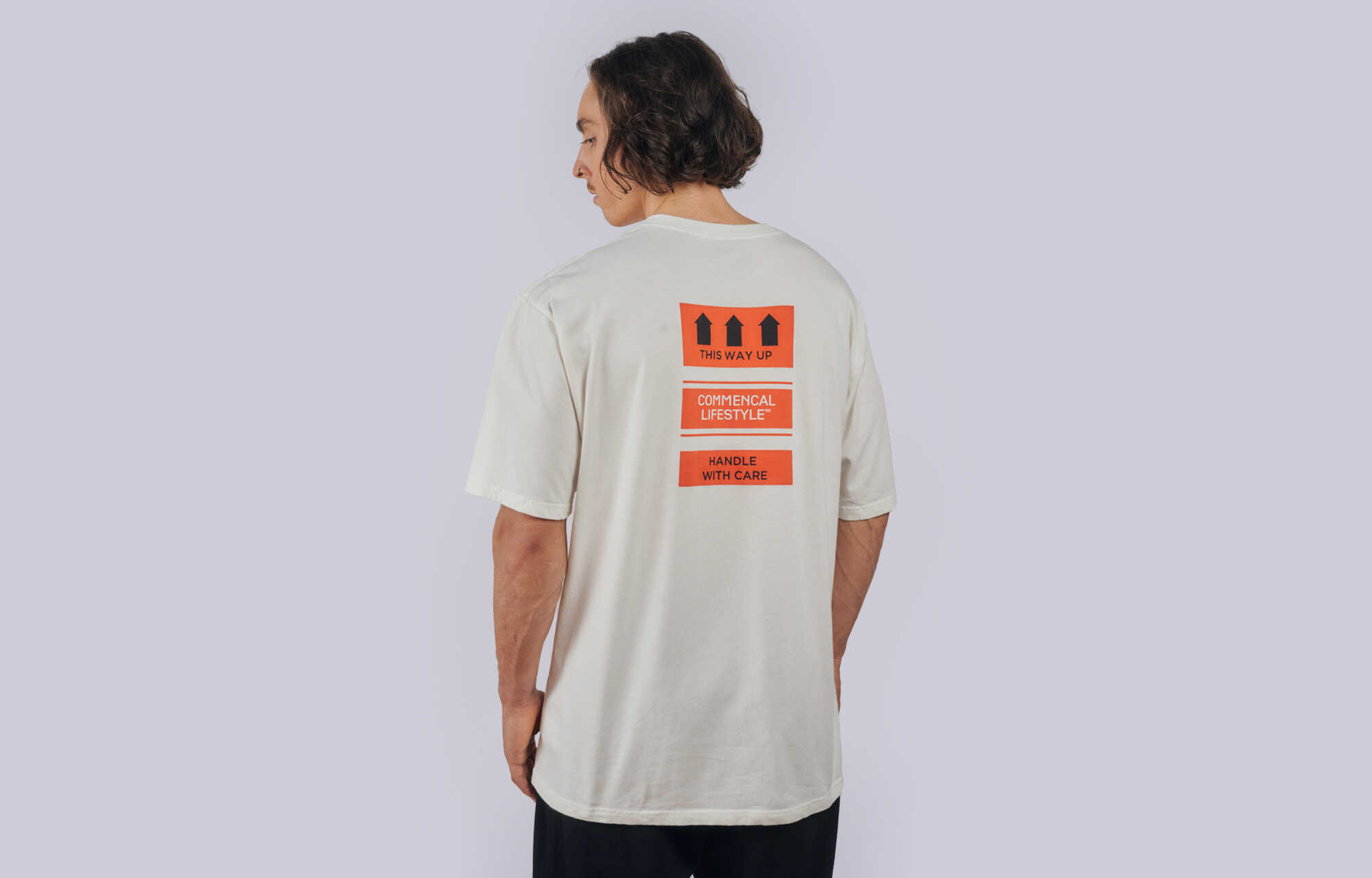 T-SHIRT COMMENCAL LOOSE FIT TICKET GREIGE image cover number 0