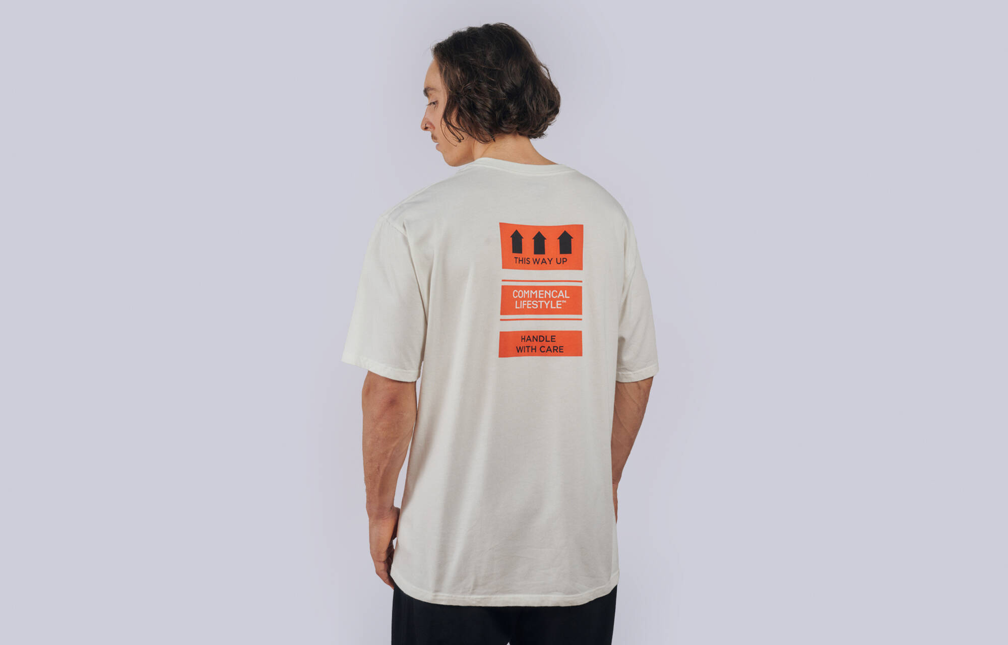 COMMENCAL T-SHIRT LOOSE FIT TICKET GREIGE image cover number 0