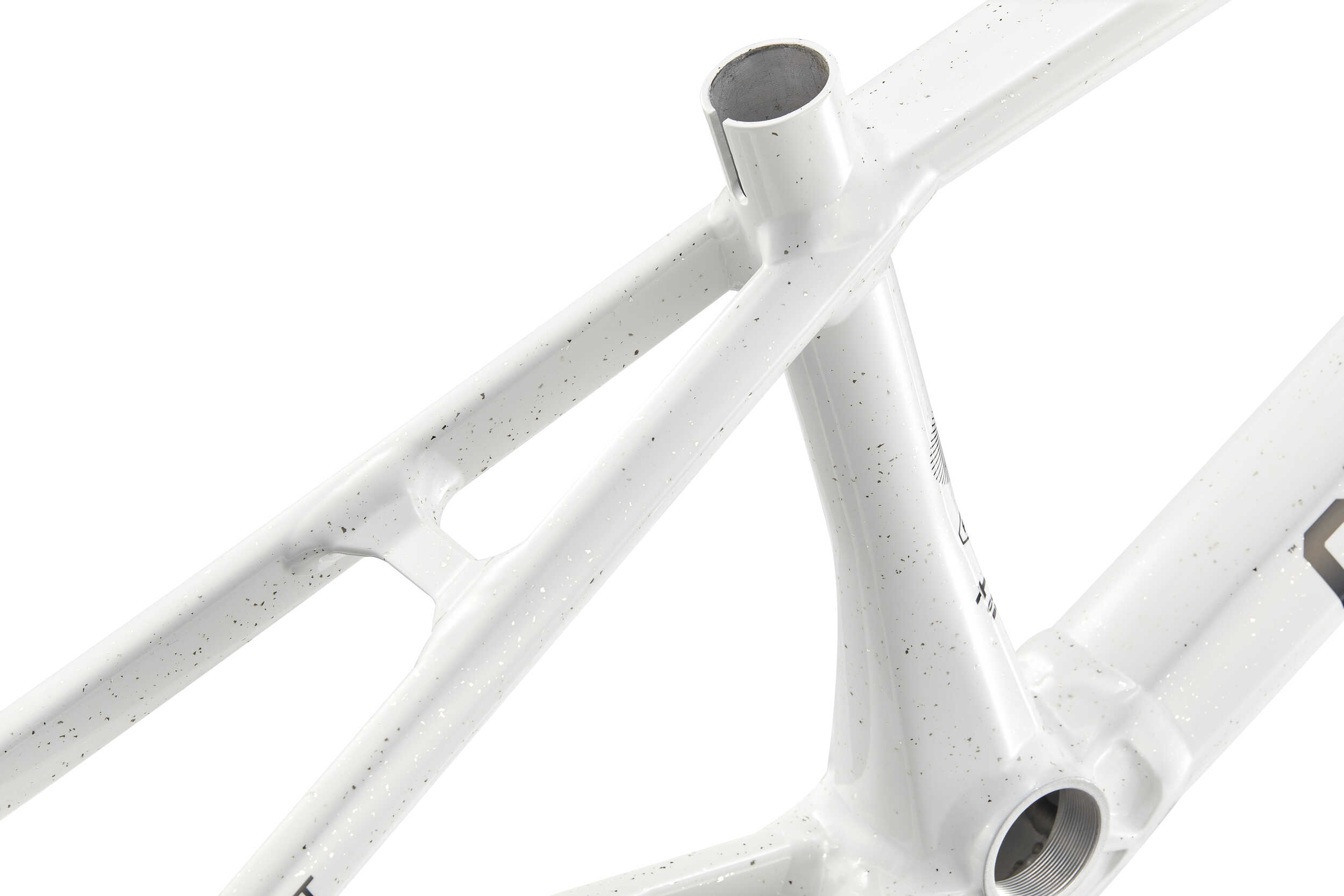 FRAME COMMENCAL BMX V1 GLITTERY WHITE image large number 5