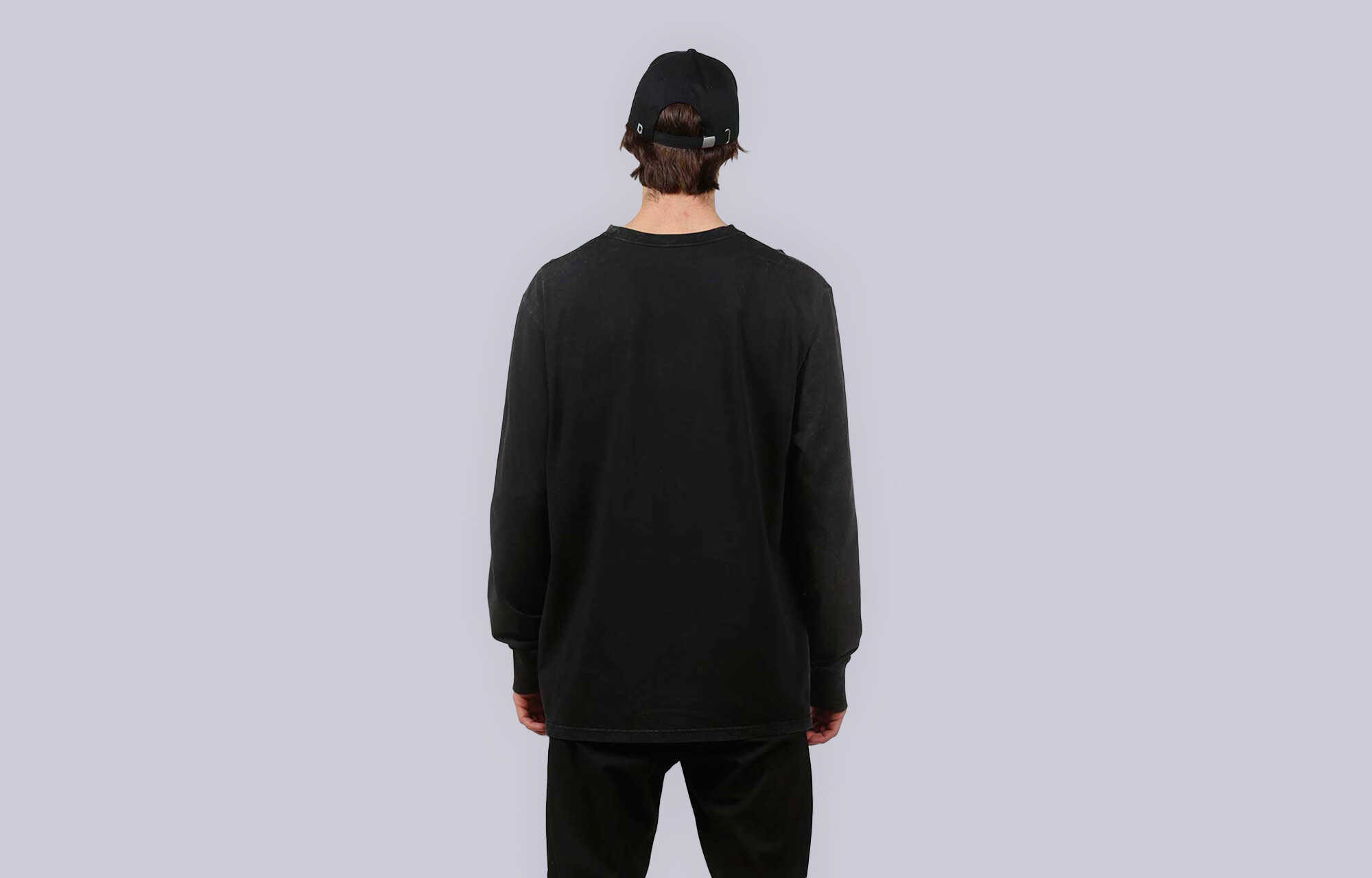 COMMENCAL WASHED LONG SLEEVE T-SHIRT BLACK image large number 0
