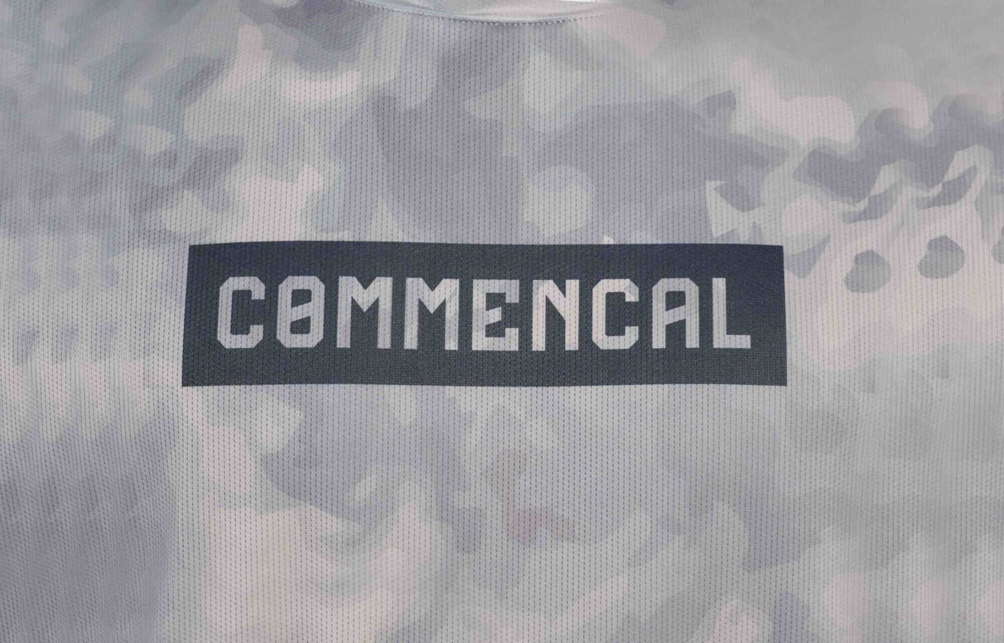 MAILLOT COMMENCAL LIGHTECH MANCHES COURTES SHADOW GREY image large number 2