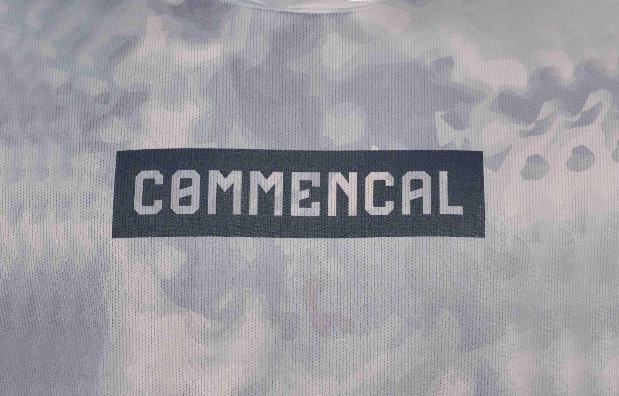 COMMENCAL LIGHTECH SHORT SLEEVE JERSEY SHADOW GREY image large number 2