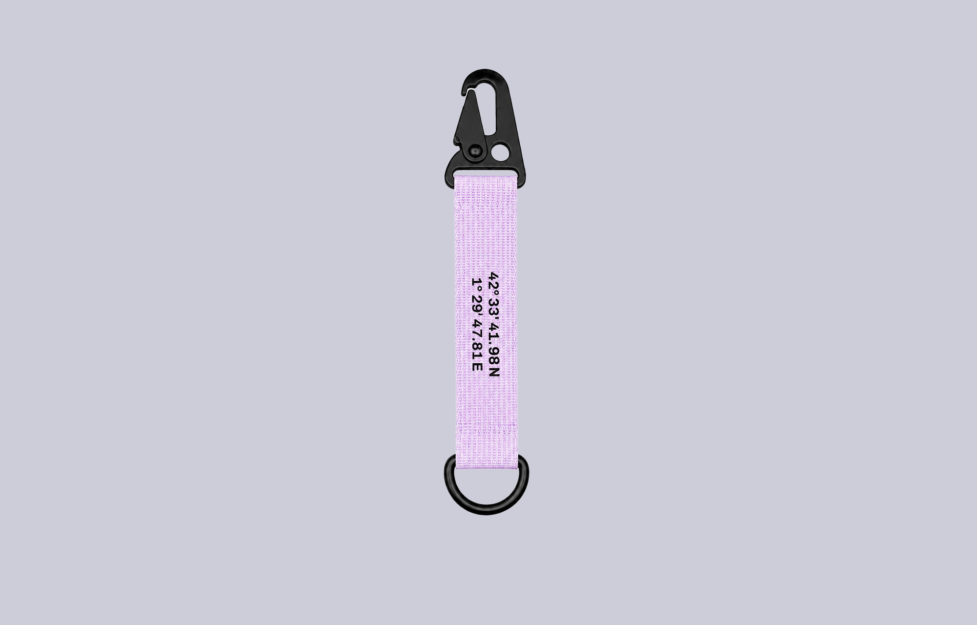PORTE-CL&Eacute; COMMENCAL MOUSQUETON CMNCL PURPLE image large number 0