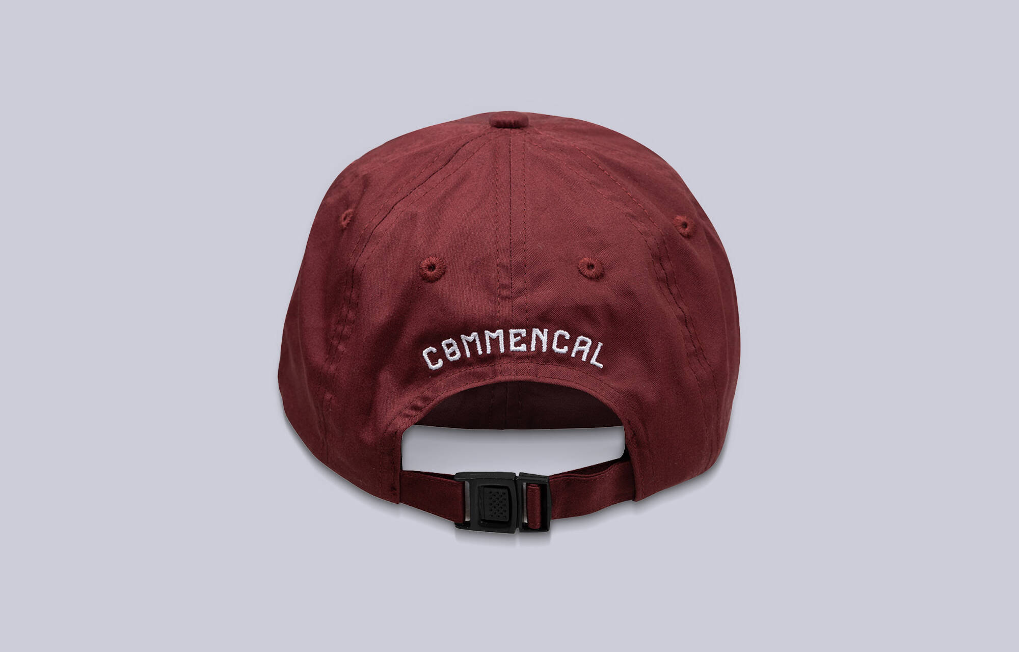 6 PANEL CAP DARK RED image large number 1