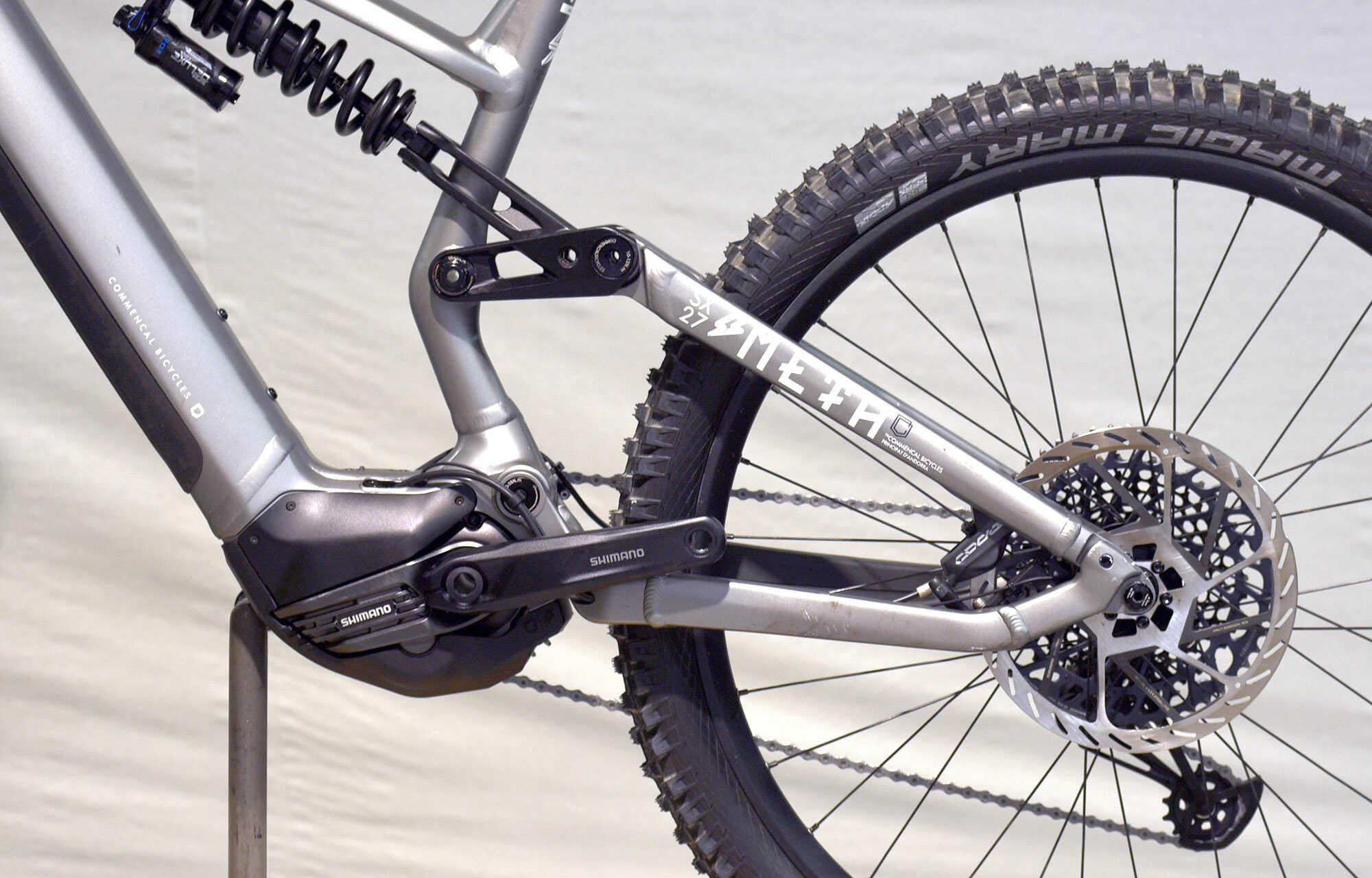 COMMENCAL META POWER SX SHIMANO RACE MATTE GRAPHITE - L (21180503) 2205 km image large number 4