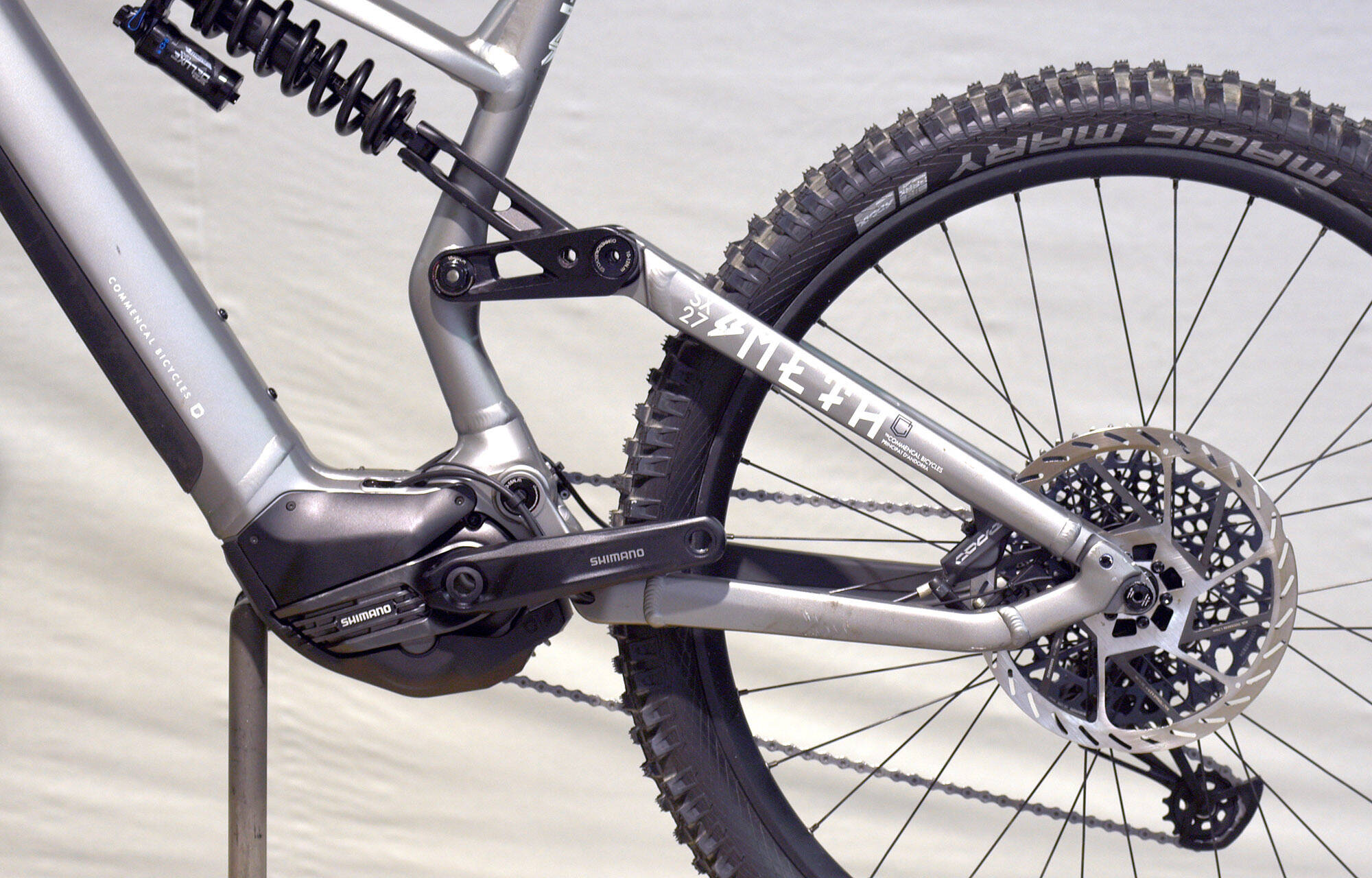 COMMENCAL META POWER SX SHIMANO RACE MATTE GRAPHITE - L (21180503) 2205 km image large number 4