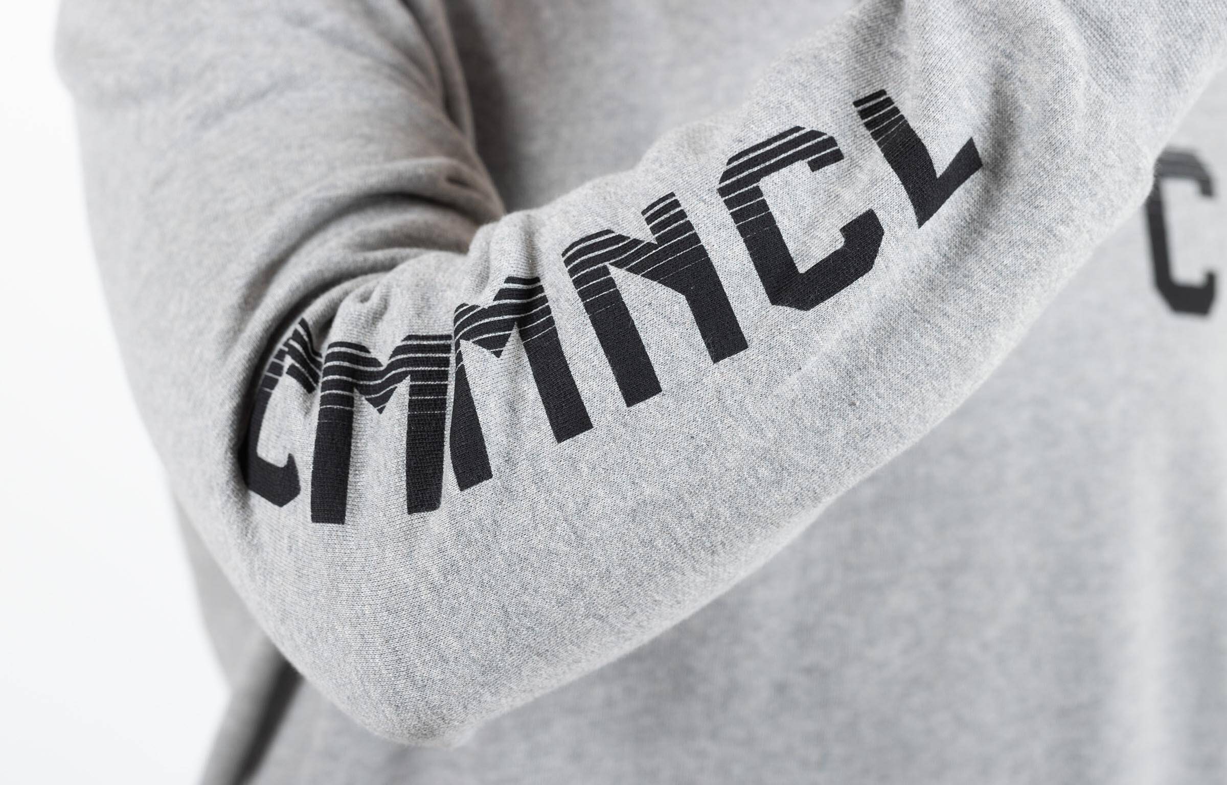 SUDADERA CREWNECK CMMNCL GREY image large number 2