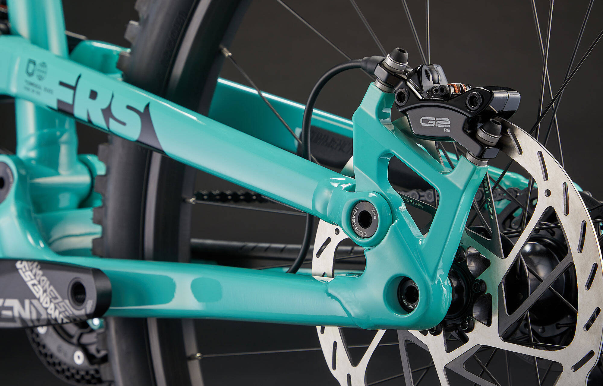 COMMENCAL FRS RIDE EMERALD GREEN image large number 6