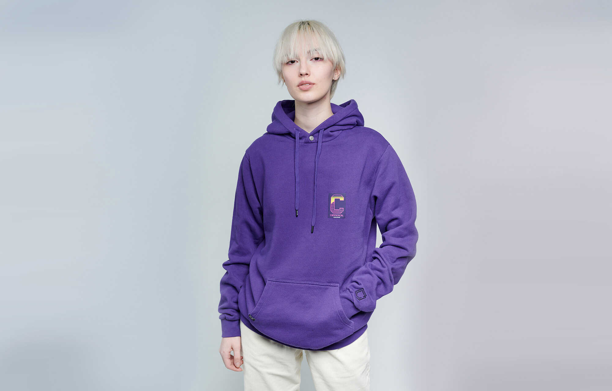 COMMENCAL HOODIE SPECTRUM PURPLE image large number 0