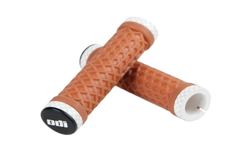 GRIPS ODI VANS GUM LOCK ON WHITE 130MM