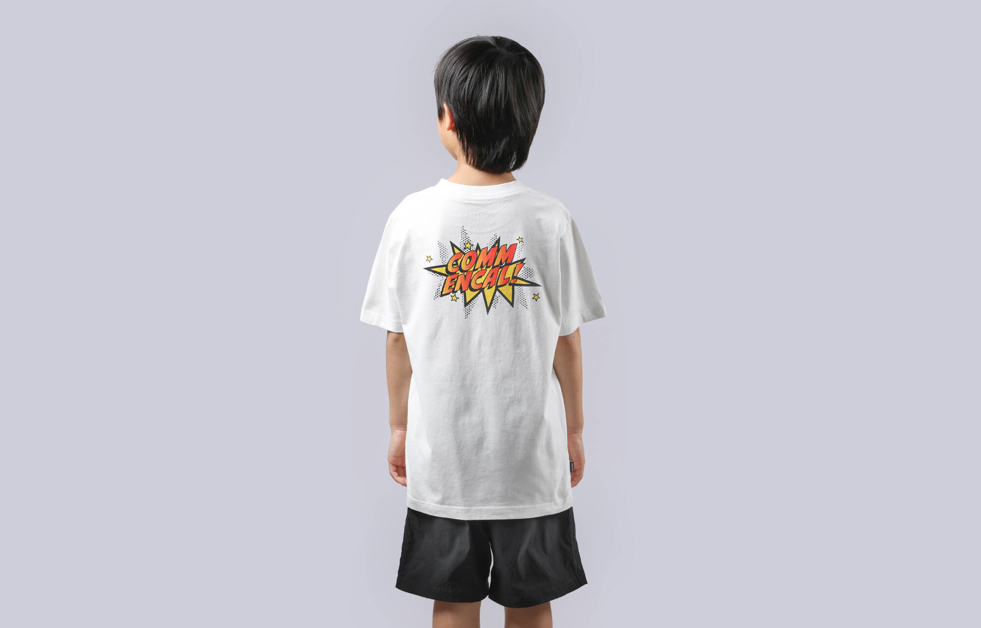 COMMENCAL KIDS REGULAR FIT CARTOON T-SHIRT GREIGE image cover number 0