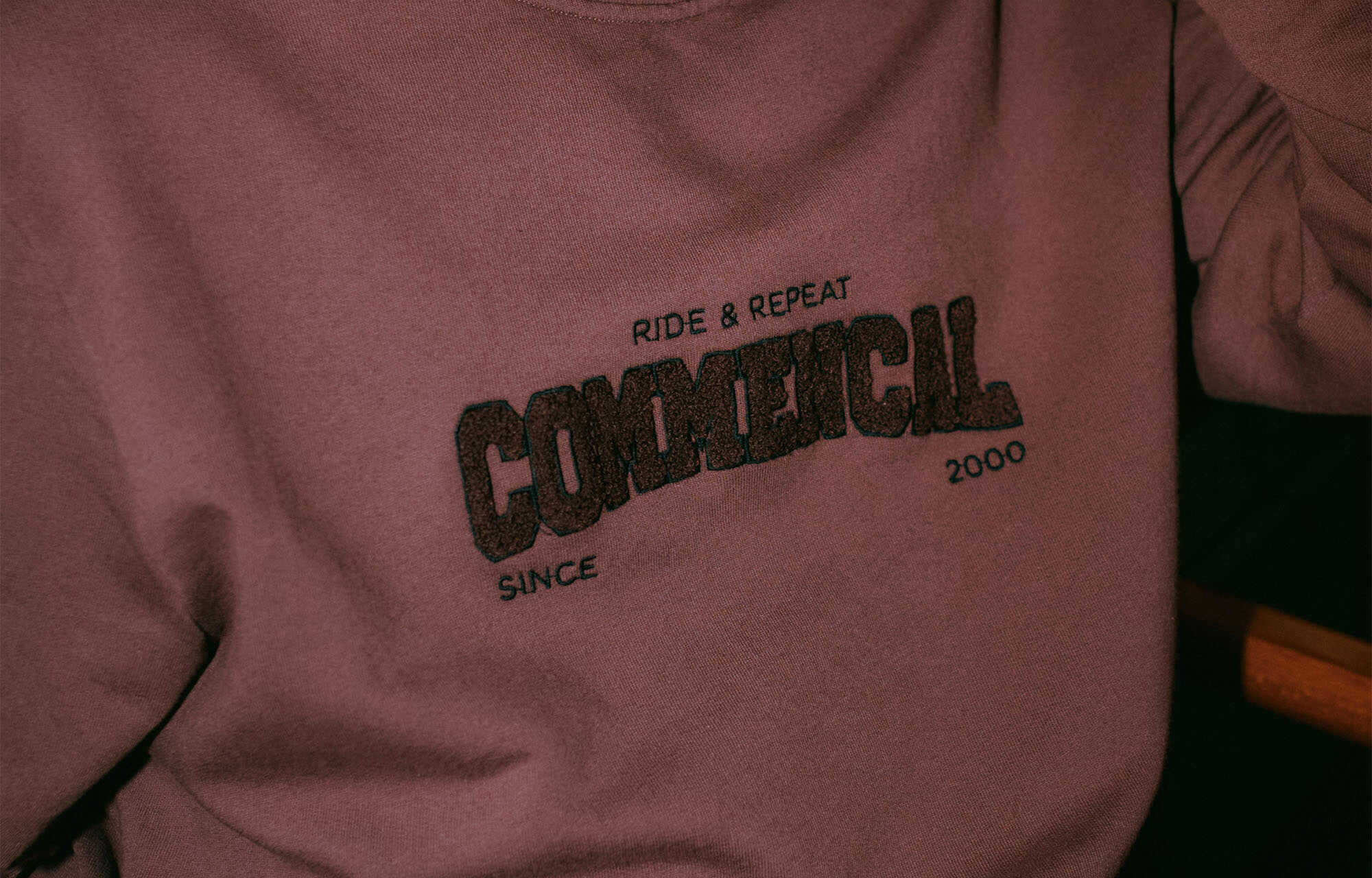 CREWNECK COMMENCAL REGULAR FIT UNIVERSITY GRANIT image large number 3