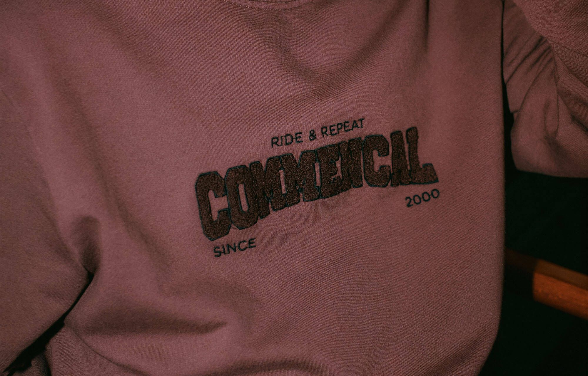 SUDADERA COMMENCAL REGULAR FIT UNIVERSITY GRANIT image large number 3