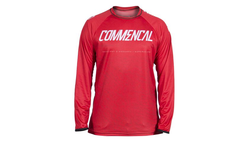 LONG SLEEVE COMMENCAL JERSEY RED