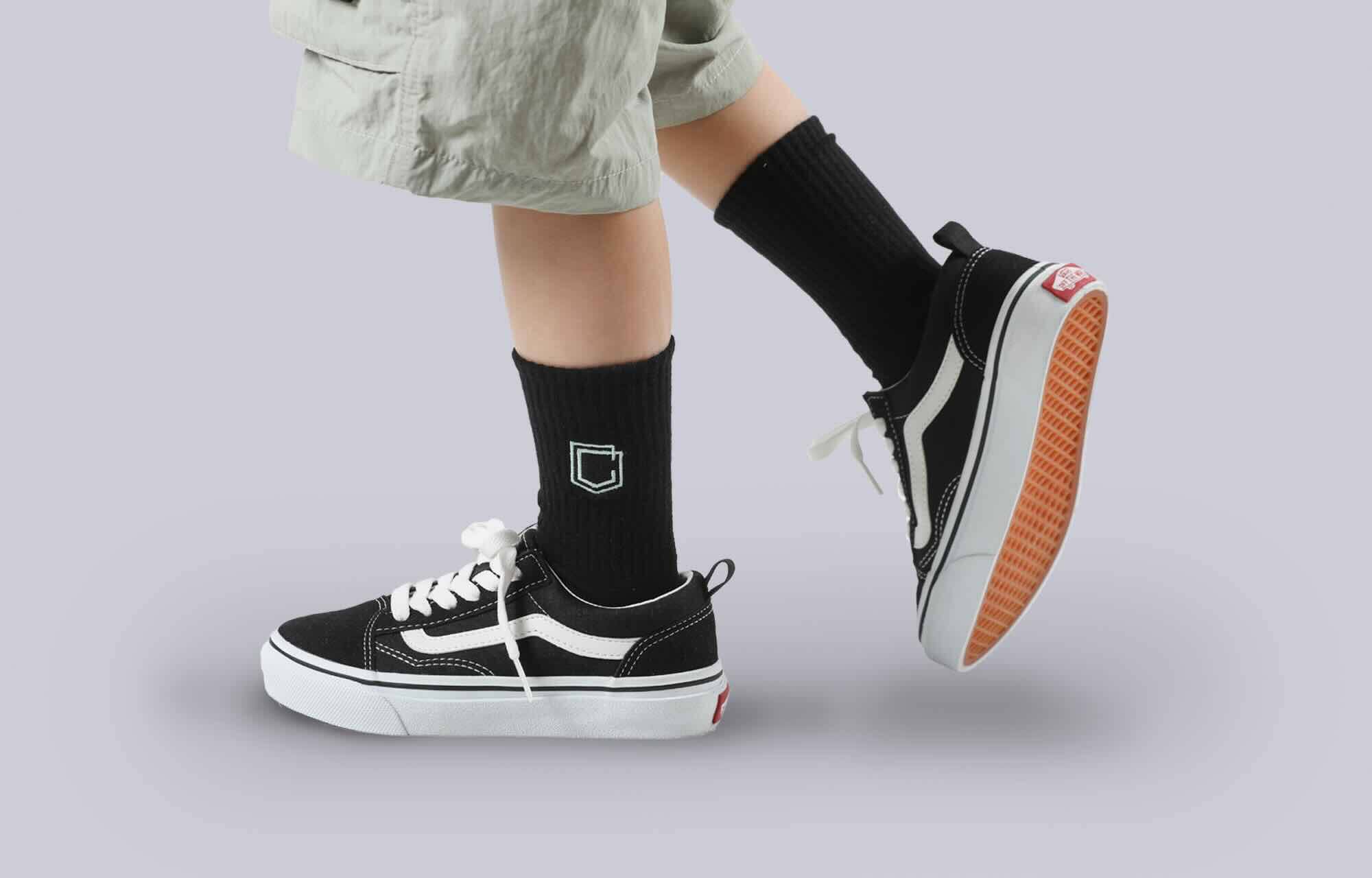 CALCETINES COMMENCAL KIDS SHIELD HERITAGE GREEN image large number 2