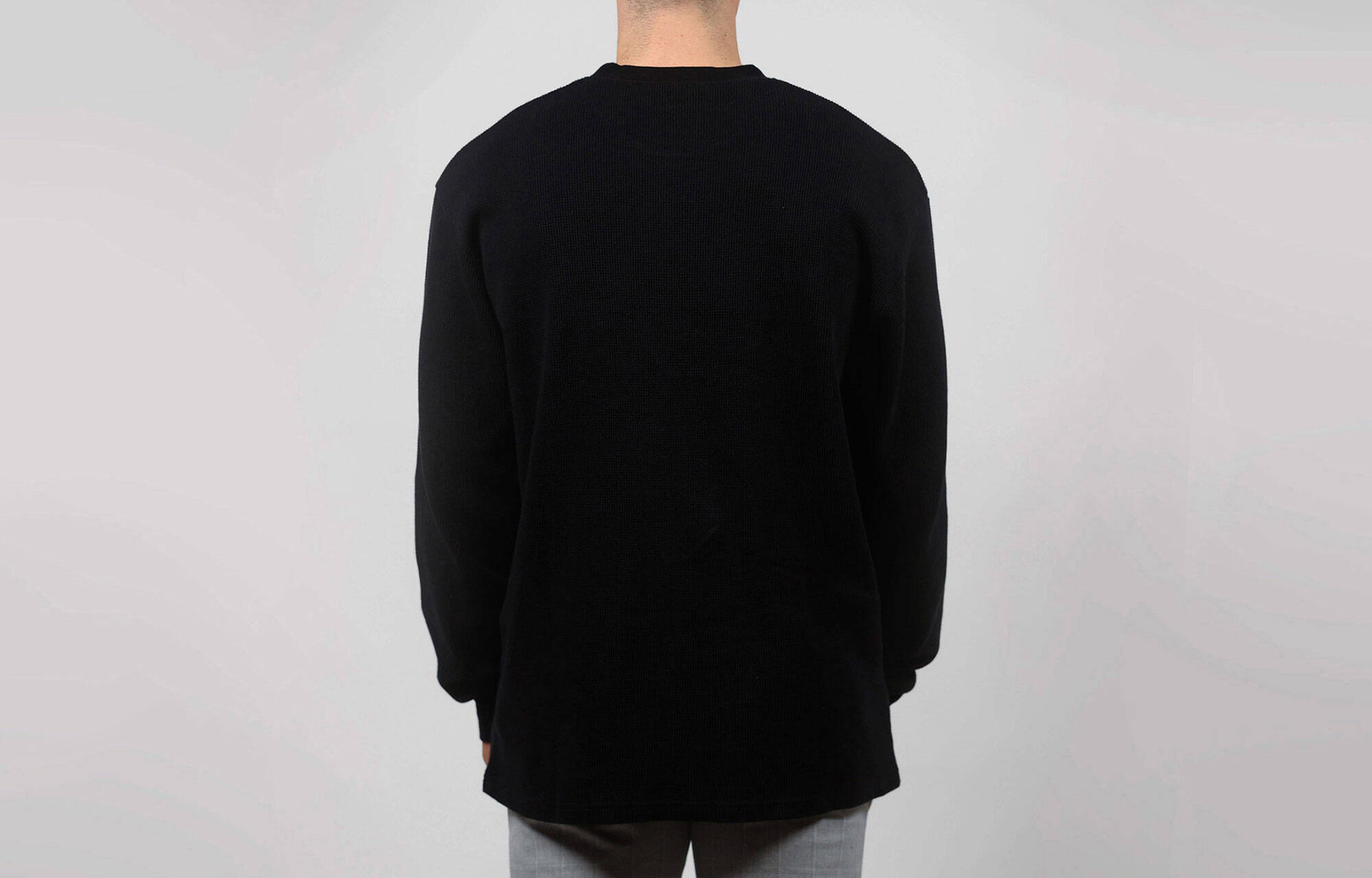 SWEATER COMMENCAL LOOSE FIT BLACK image large number 0