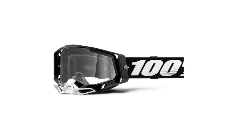 MASQUE RACECRAFT 2 BLACK - CLEAR LENS