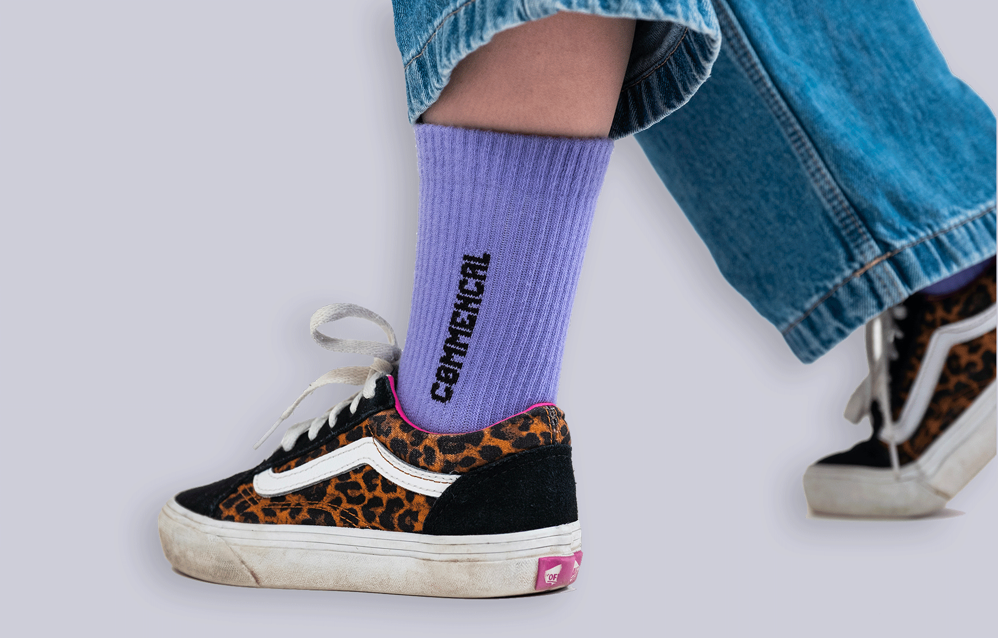 CALZE COMMENCAL KIDS LIFESTYLE PURPLE image large number 2