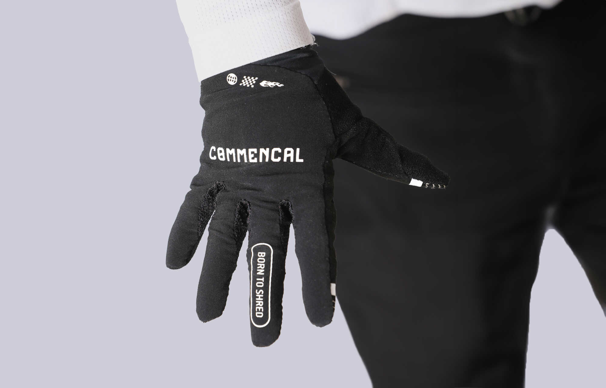 COMMENCAL KIDS LIGHTECH GLOVES CORPORATE BLACK image large number 1
