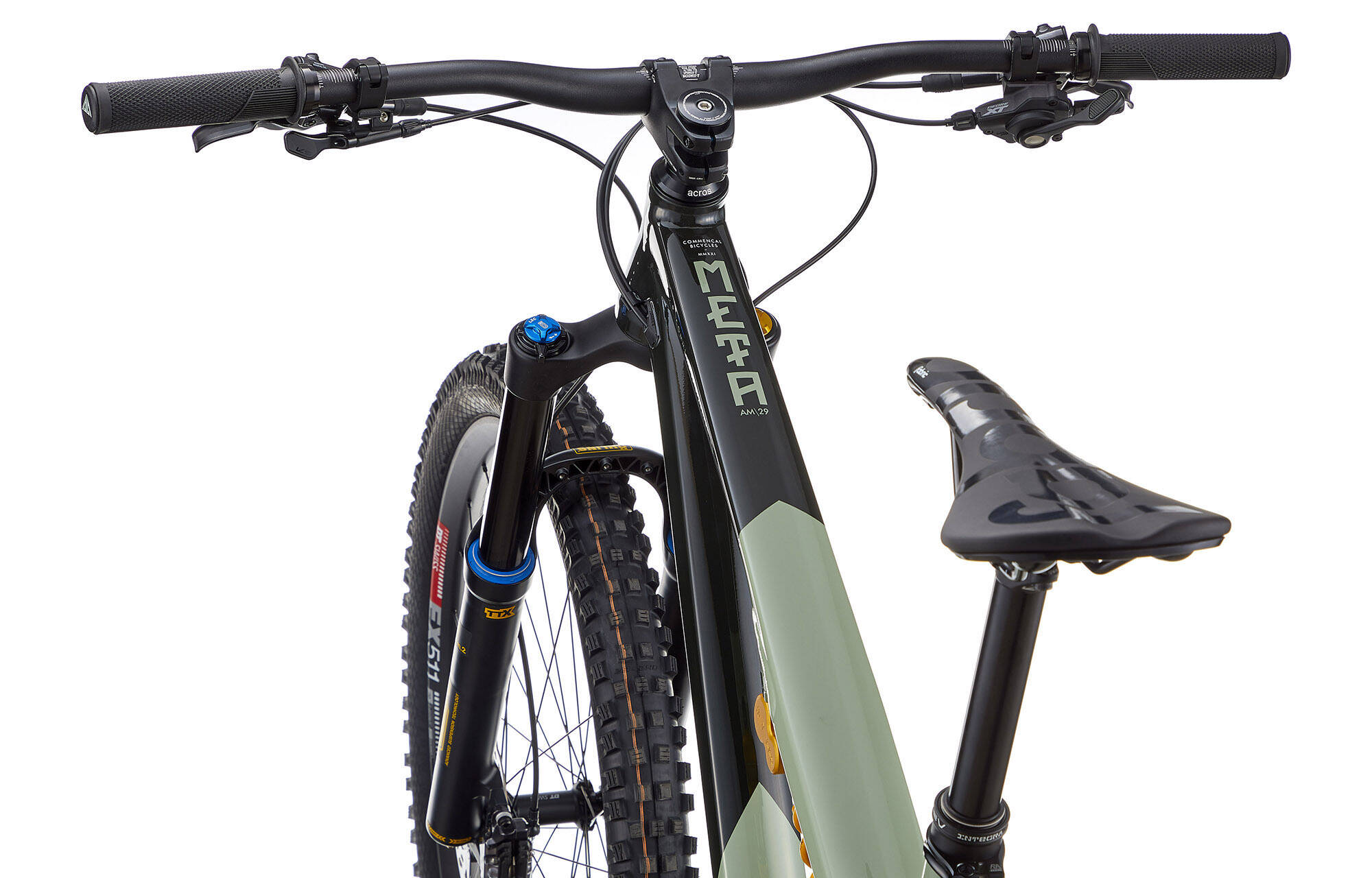 COMMENCAL META AM V4 OHLINS EDITION HERITAGE GREEN / DARK GREEN image large number 1