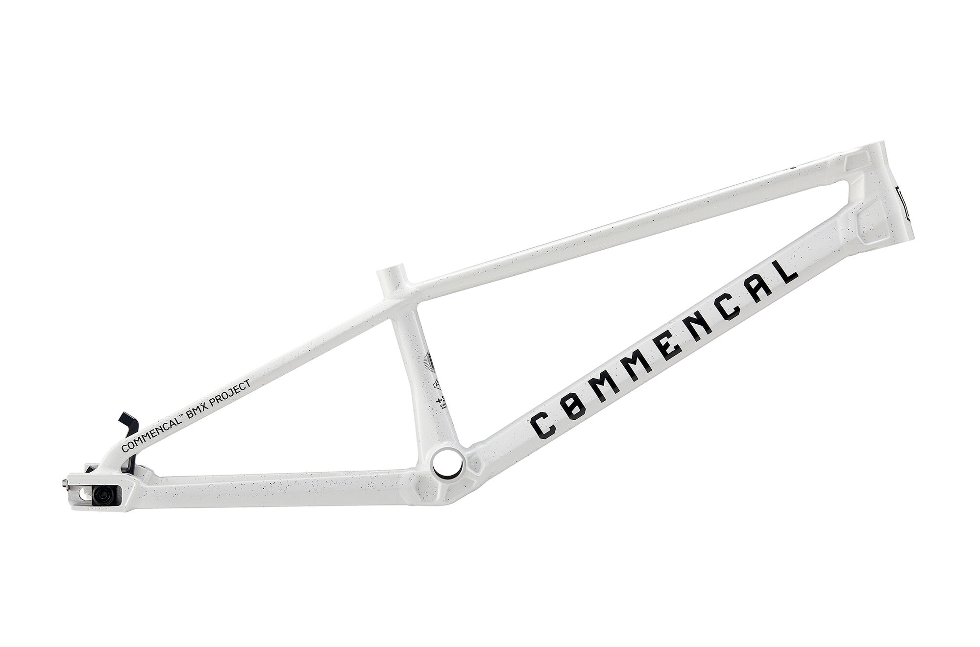 COMMENCAL BMX V1 Glittery White - High-Performance BMX Frame for