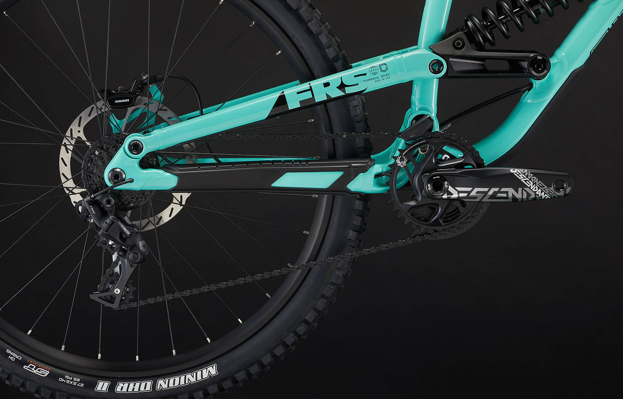 COMMENCAL FRS RIDE EMERALD GREEN image large number 7
