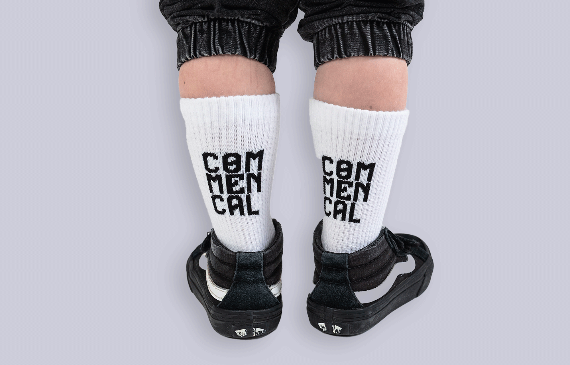 CALZE COMMENCAL KIDS LIFESTYLE WHITE image large number 2