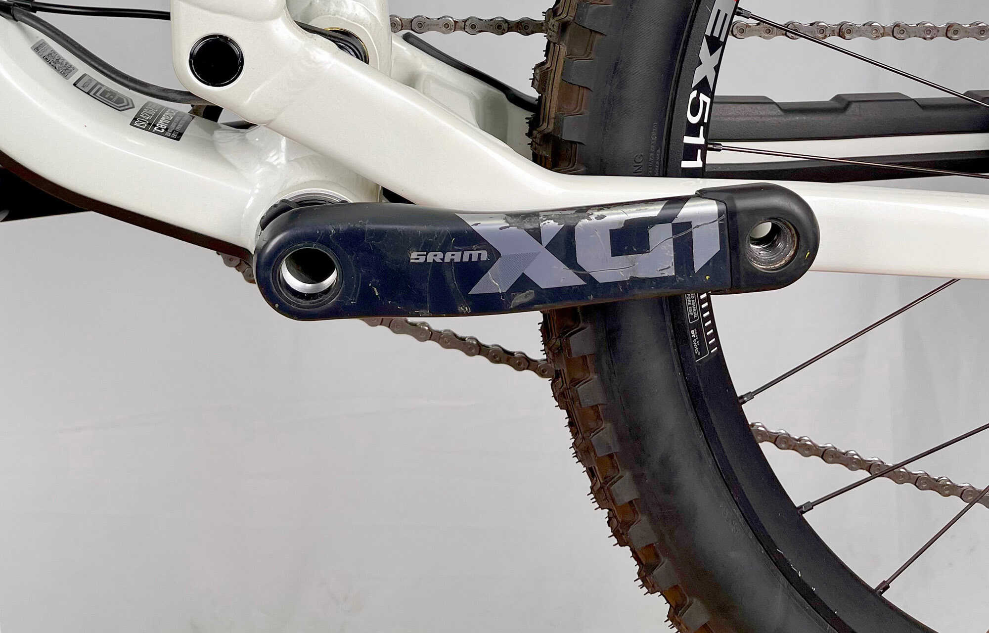 COMMENCAL META SX V5 SIGNATURE CLEAR SILVER ALC - M (22107007) image large number 3