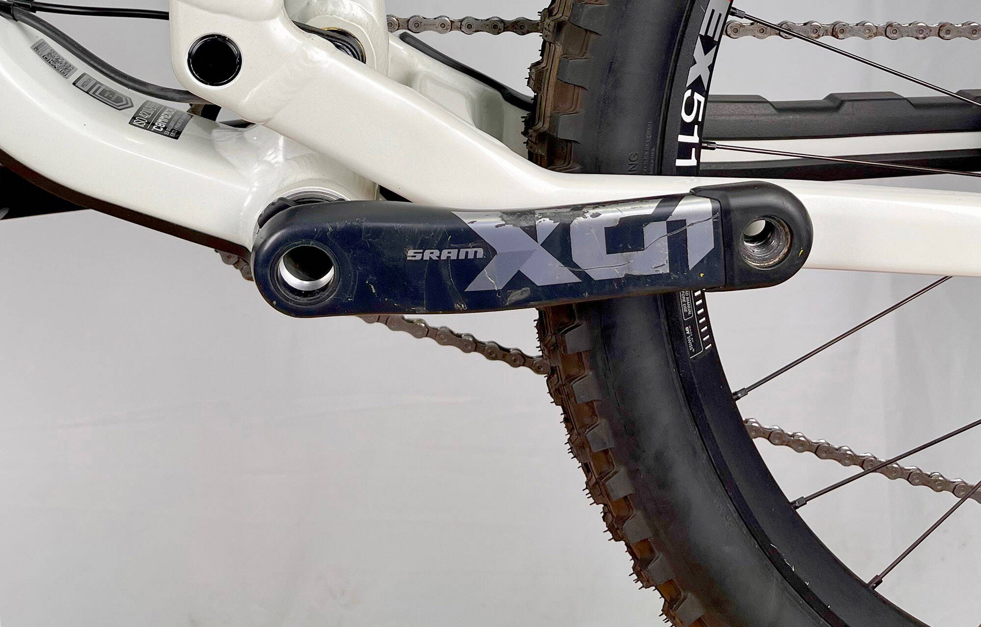 COMMENCAL META SX V5 SIGNATURE CLEAR SILVER ALC - M (22107007) image large number 3