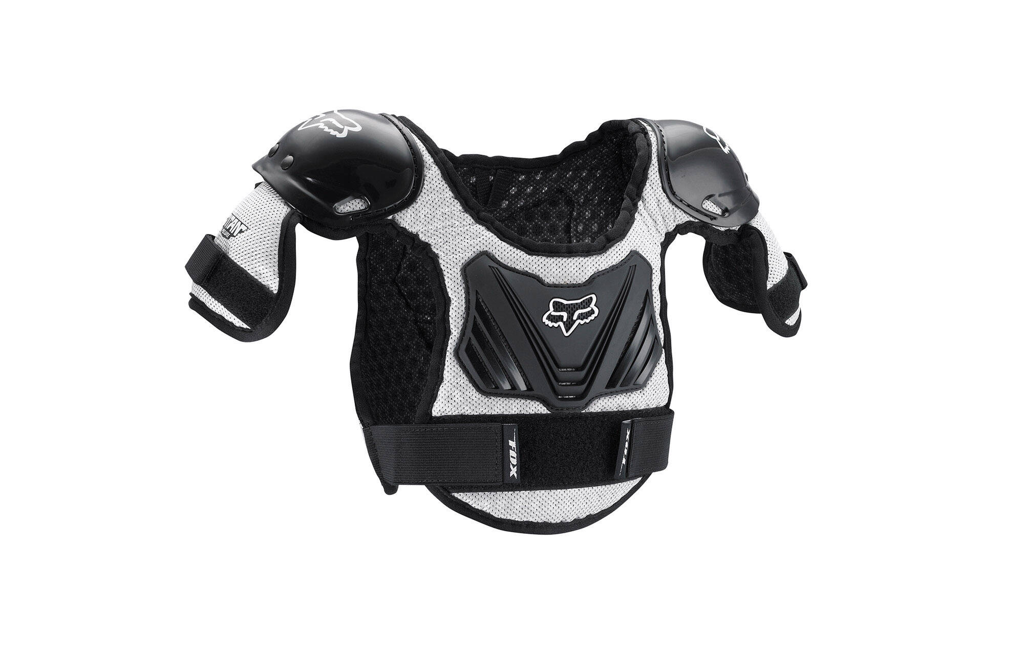 FOX PEEWEE TITAN PROTECTIVE VEST BLACK/SILVER image cover number 0