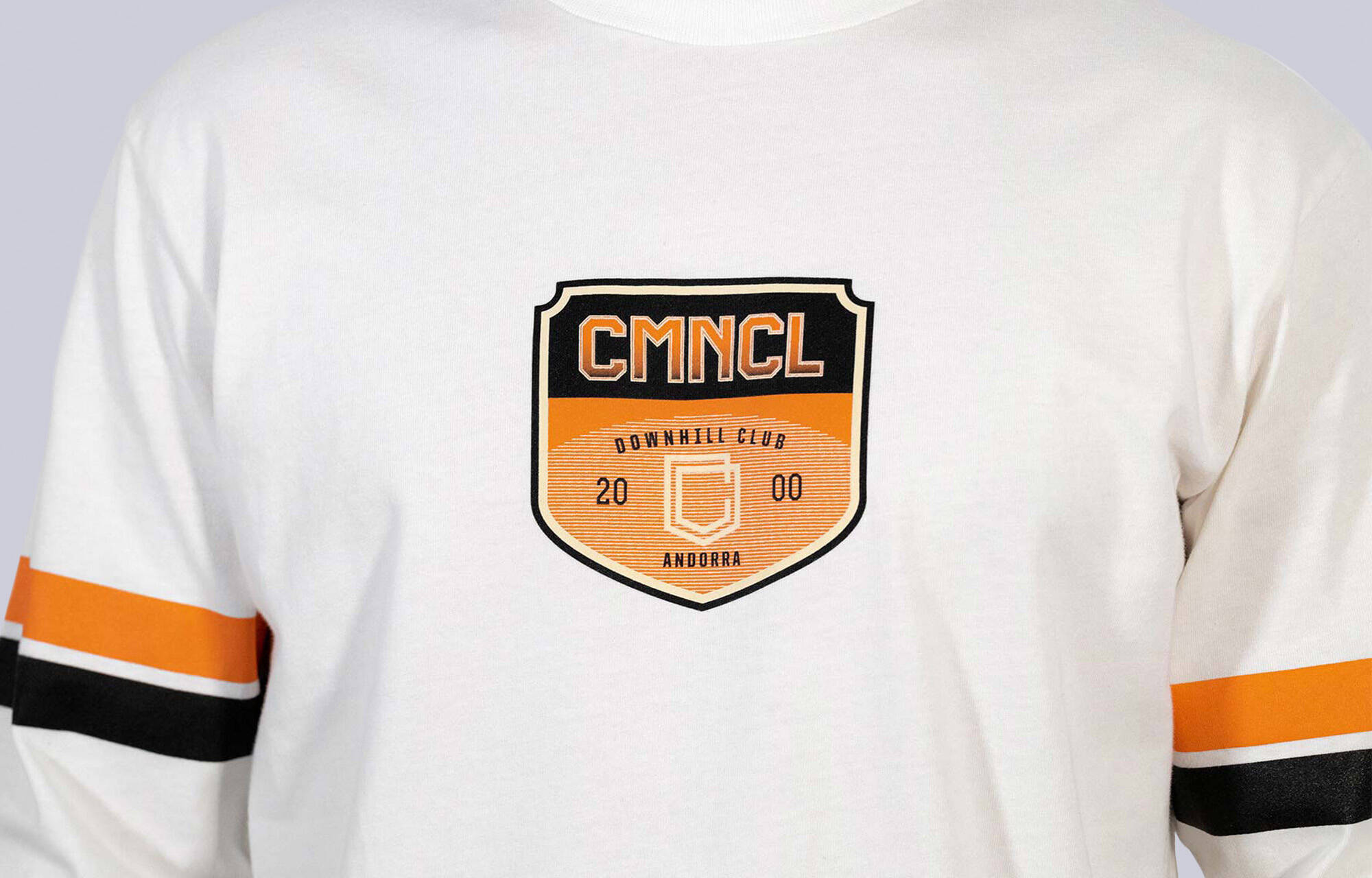 CAMISETA COMMENCAL LOOSE FIT MANCHES LONGUES CMNCL DH CLUB GREIGE image large number 2