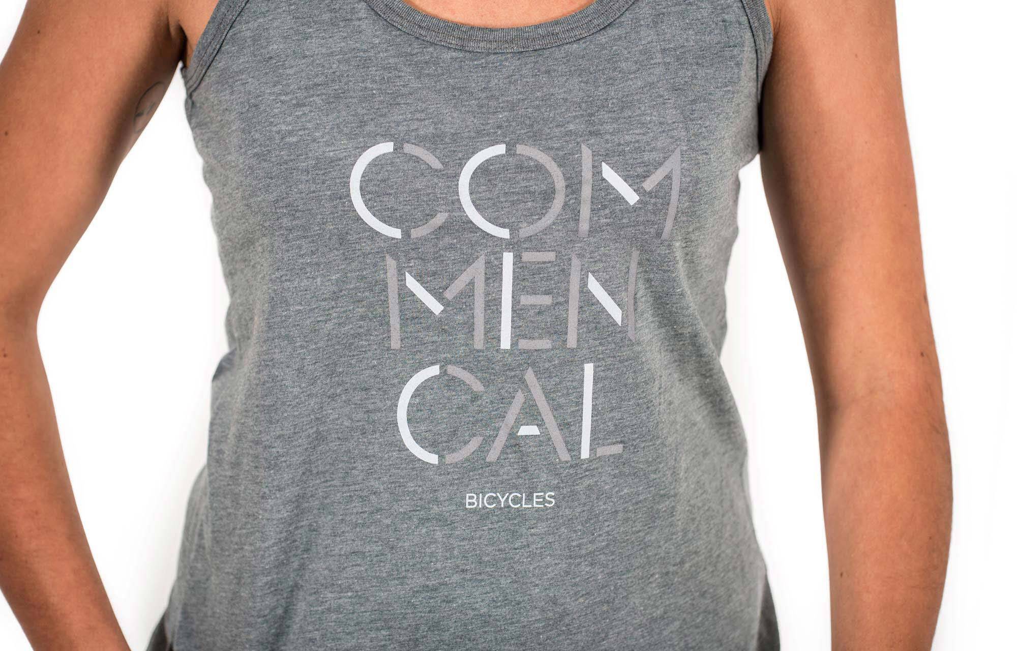 TANK TOP 3 LINES GREY GIRLY image large number 0