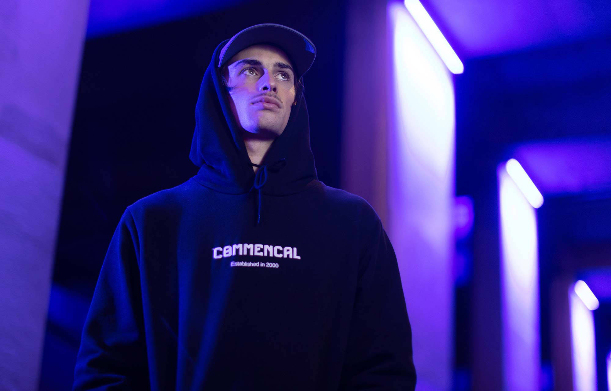 SUDADERA COMMENCAL CORPORATE BLACK image large number 5