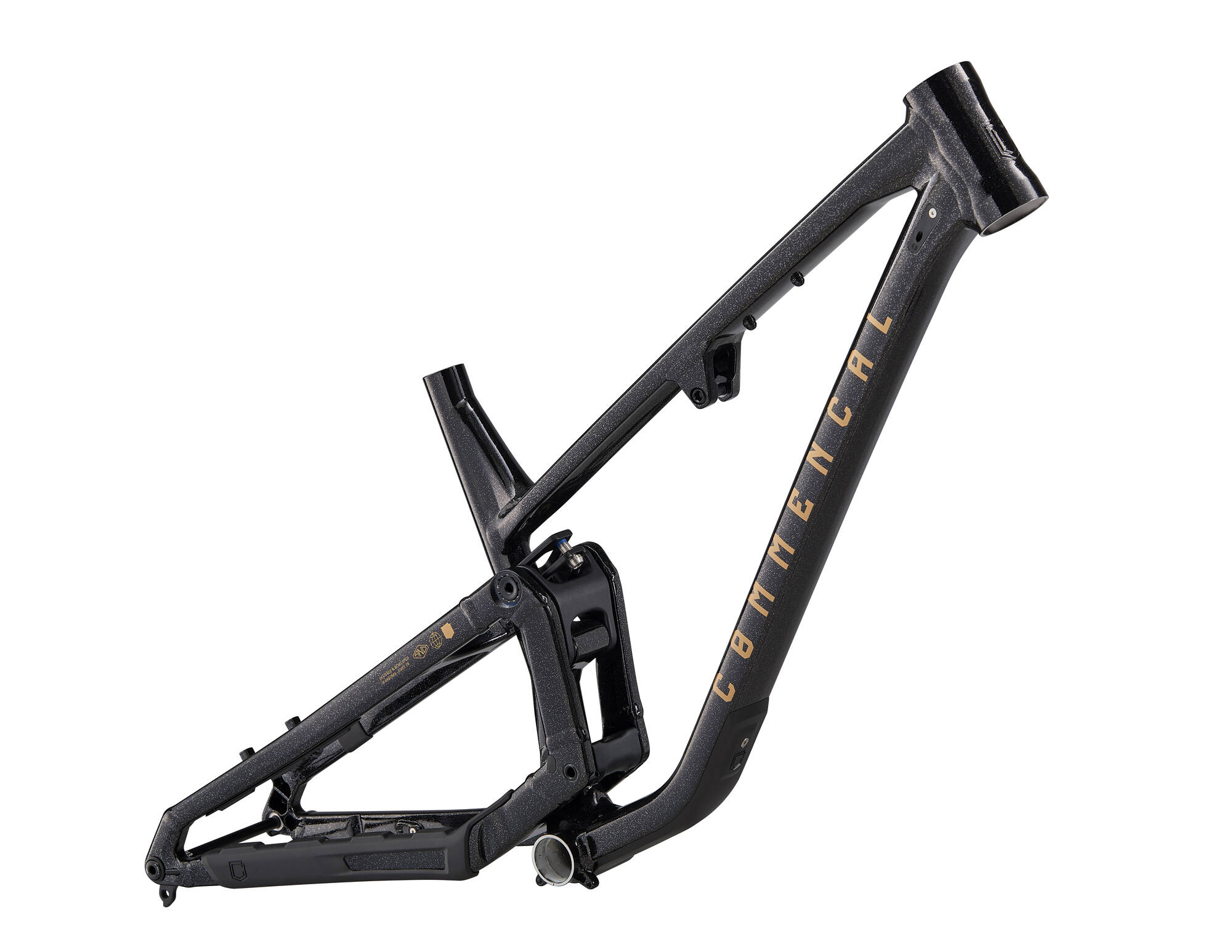 FRAME COMMENCAL META SX V5 GLITTERY BLACK 2025 image large number 0