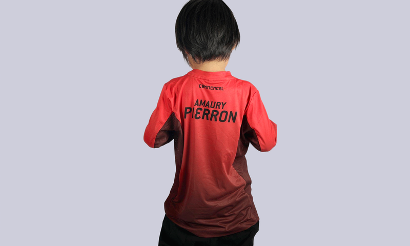 MAGLIA CMNCL LIGHTECH MANICHE LUNGHE KIDS RACE AMAURY PIERRON